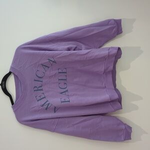 Purple Crew Neck. Feom American Eagle. Size Extra Large